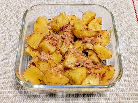 電子レンジで簡単☆じゃがいものバターおかか和え